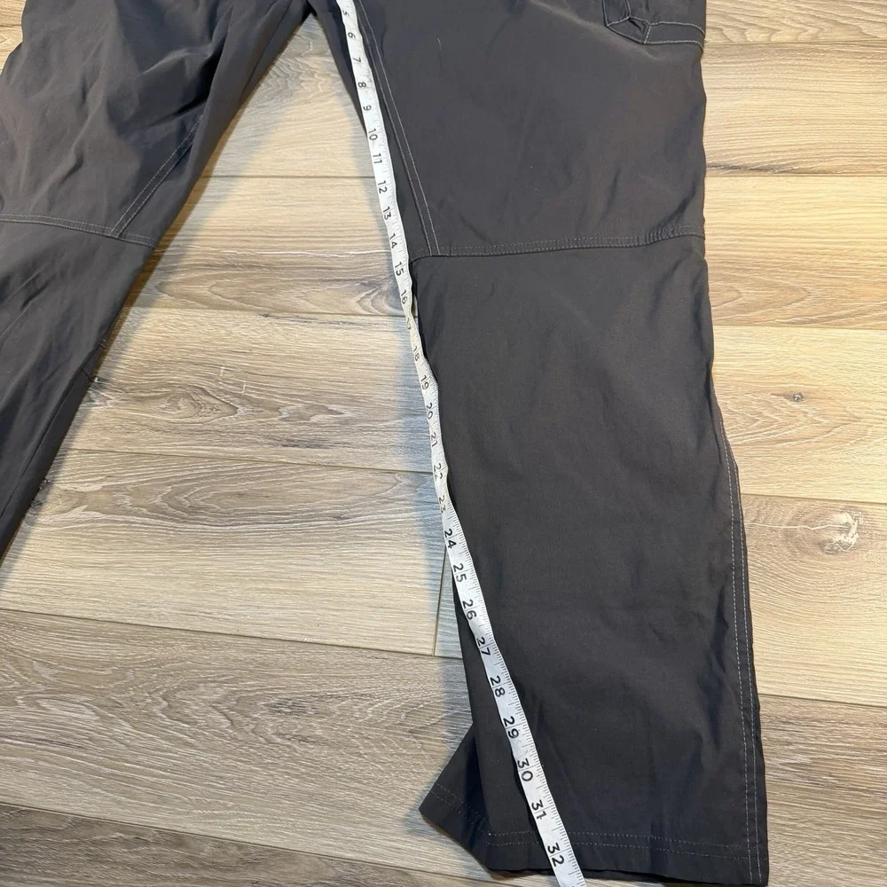 KUHL Renegade Pants Mens 42x32‎ Grey Hiking Cargo Technical Stretch Outdoor
